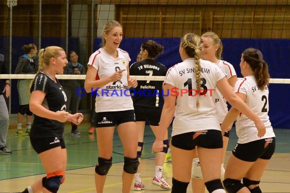 Volleyball Damen 3. Liga Süd SV Sinsheim gegen TV Villingen 23.10.2016 (© Siegfried)